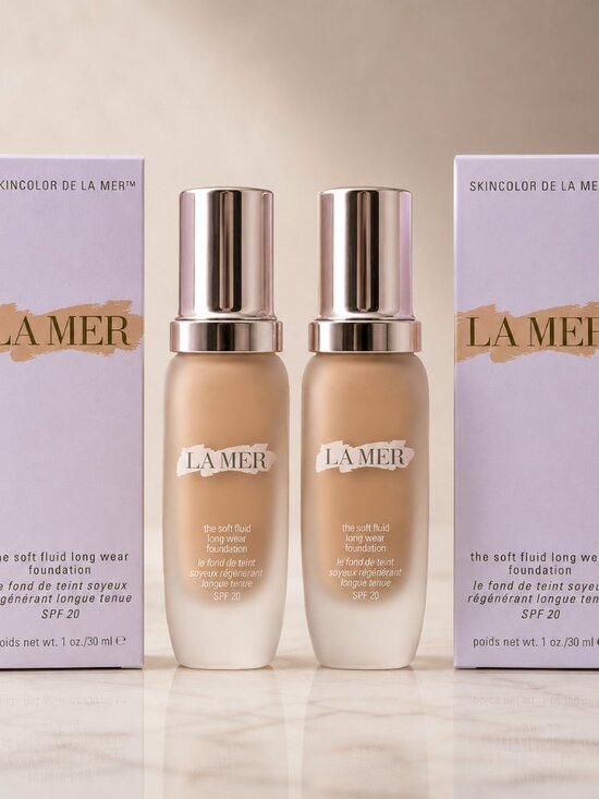 Other - 2x La Mer The Soft Fluid Long Wear Foundation – Shade IVORY 01 30ml 1oz sealed